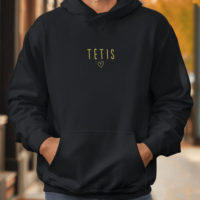 Siuvinėtas unisex džemperis „Tėtis“ - Image 5