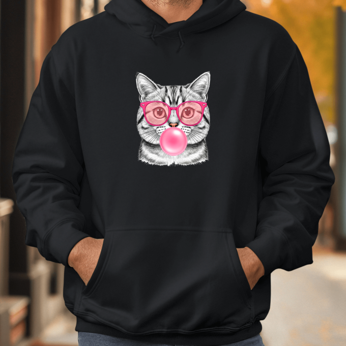 Unisex džemperis su spauda „Žavingas katinas“ - Image 10