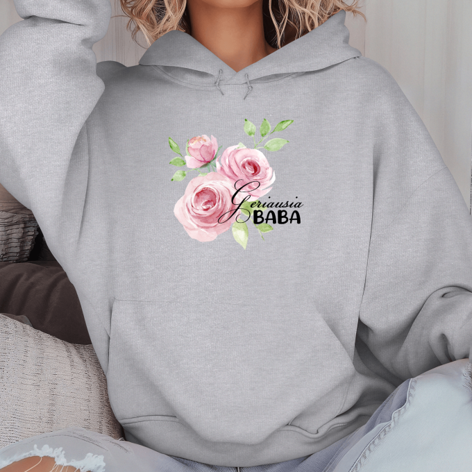 Unisex džemperis su spauda „Geriausia baba“ - Image 2