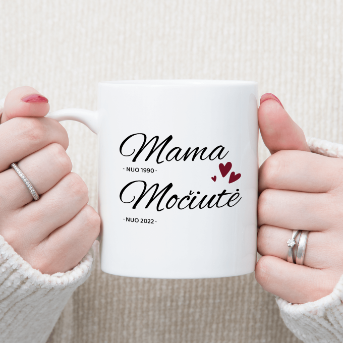 Puodelis „Mama nuo...Močiutė nuo...“