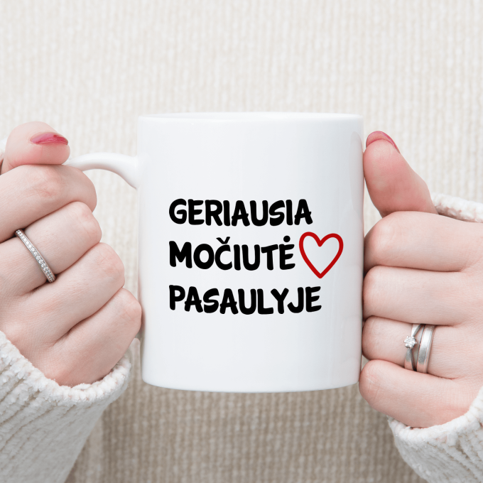 Puodelis „Geriausia močiutė pasaulyje“