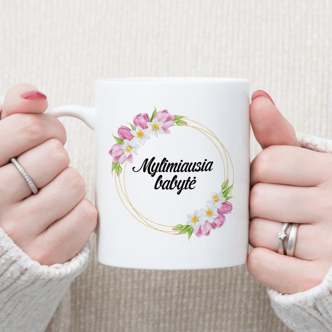 Puodelis „Mylimiausia babytė“