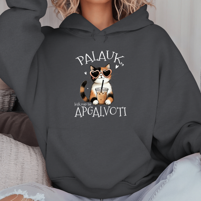 Unisex džemperis su spauda „Palauk, leisk man tai apgalvoti“ - Image 2