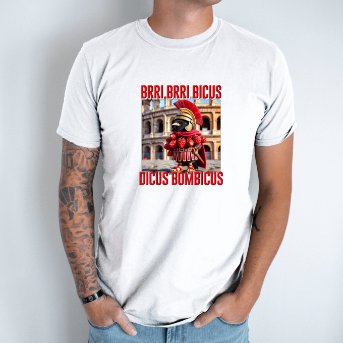 Unisex marškinėliai su spauda „Bri Bicus Dicus Bombicus“ - Image 2