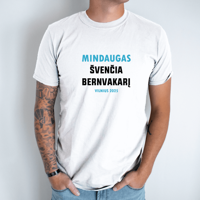 Unisex marškinėliai su spauda „Bernvakario šventė“