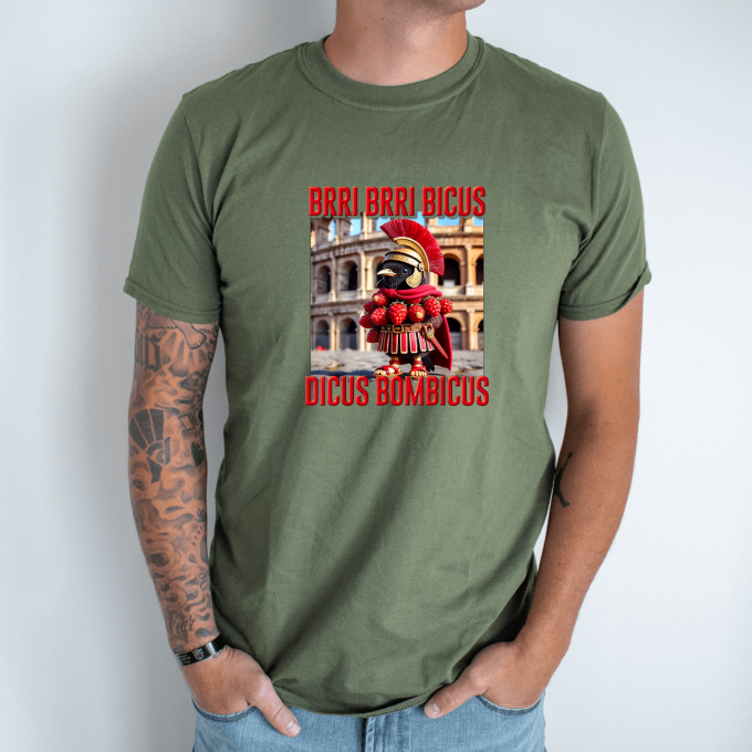 Unisex marškinėliai su spauda „Bri Bicus Dicus Bombicus“ - Image 3