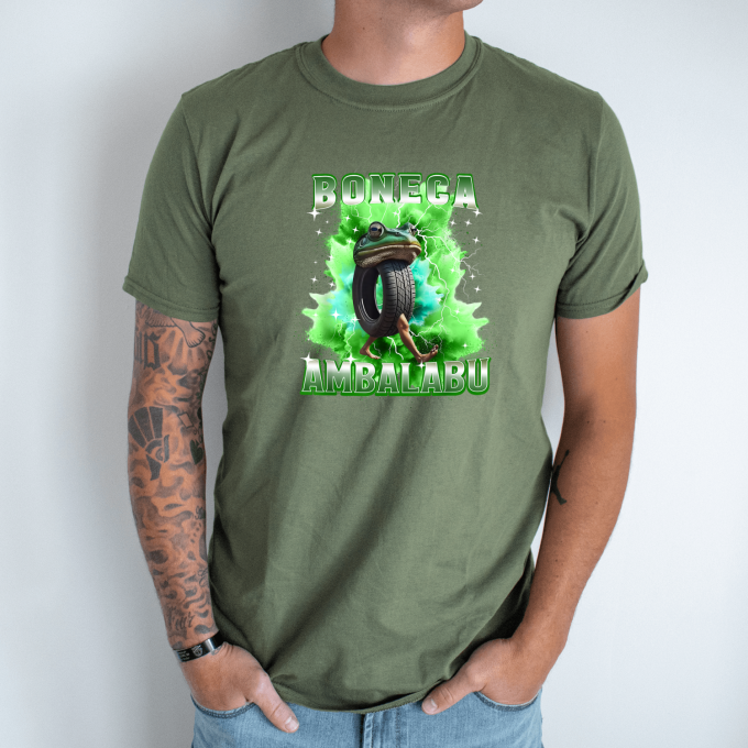 Unisex marškinėliai su spauda „Boneca Ambalabu Disko Žaibas “ - Image 3