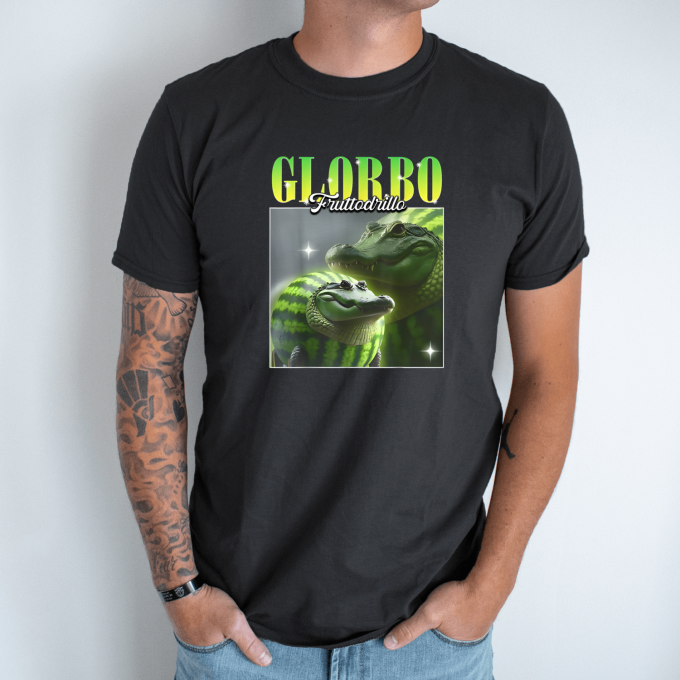 Unisex marškinėliai su spauda „Glorbo fruttodrillo Family edition“ - Image 8