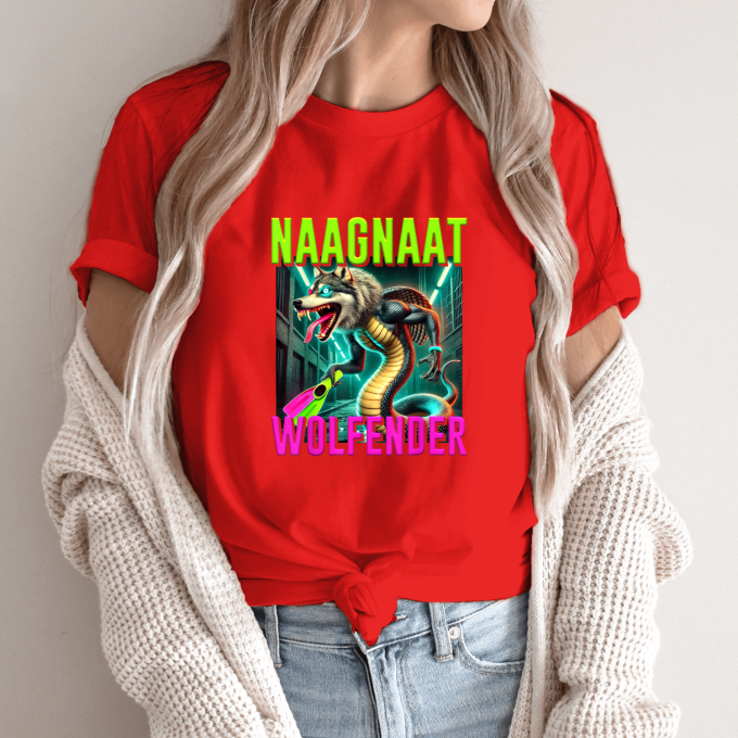 Unisex marškinėliai su spauda „Naagnaat Wolfender“ - Image 13