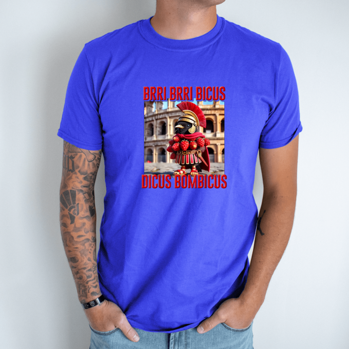 Unisex marškinėliai su spauda „Bri Bicus Dicus Bombicus“ - Image 6