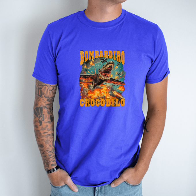 Unisex marškinėliai su spauda „Bombadiro Crocodilo“ - Image 4