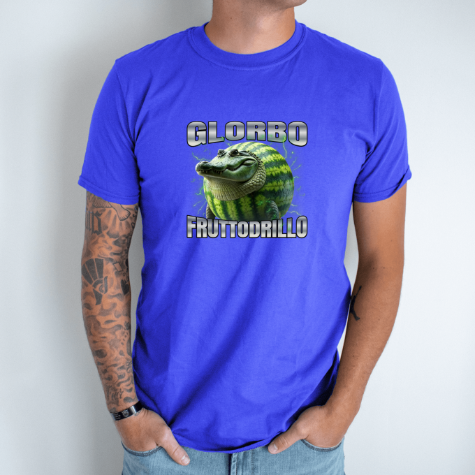 Unisex marškinėliai su spauda „Glorbo Fruttodrillo“ - Image 7