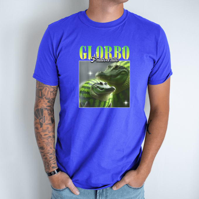 Unisex marškinėliai su spauda „Glorbo fruttodrillo Family edition“ - Image 6