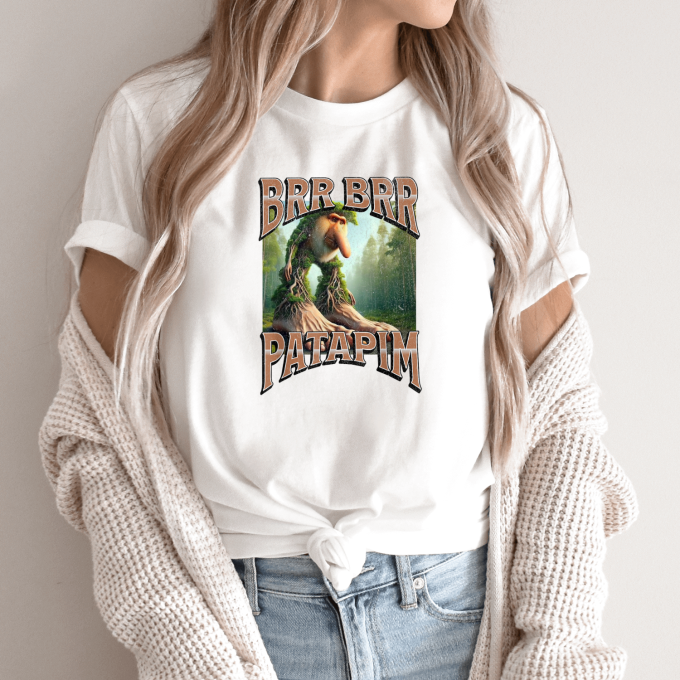Unisex marškinėliai su spauda „Brr Brr Patapim Vėjo šnabždesys“ - Image 9