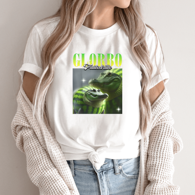 Unisex marškinėliai su spauda „Glorbo fruttodrillo Family edition“ - Image 9
