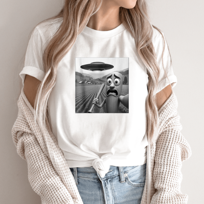 Unisex marškinėliai su spauda „Tung Tung Tung Sahur NSO“ - Image 9