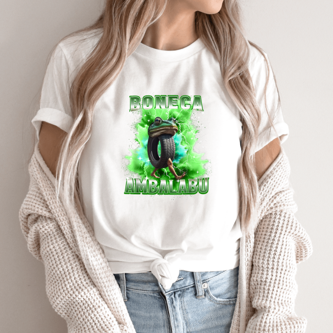 Unisex marškinėliai su spauda „Boneca Ambalabu Disko Žaibas “ - Image 9