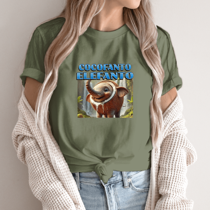 Unisex marškinėliai su spauda „Cocofanto Elefanto“ - Image 10