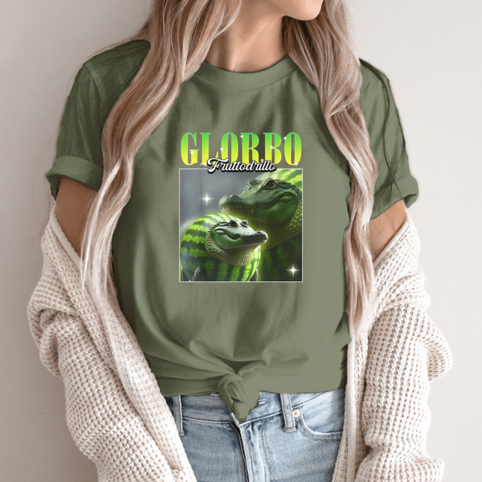Unisex marškinėliai su spauda „Glorbo fruttodrillo Family edition“ - Image 10