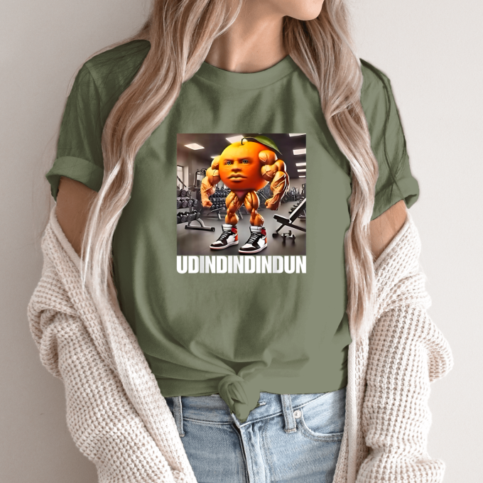 Unisex marškinėliai su spauda „Udindindindun“ - Image 8