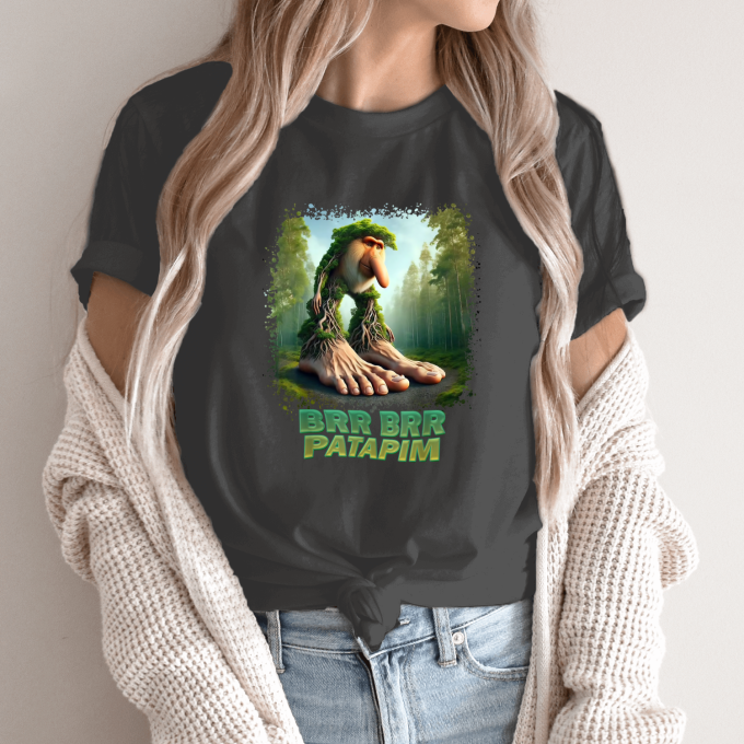Unisex marškinėliai su spauda „Brr Brr Patapim“ - Image 14