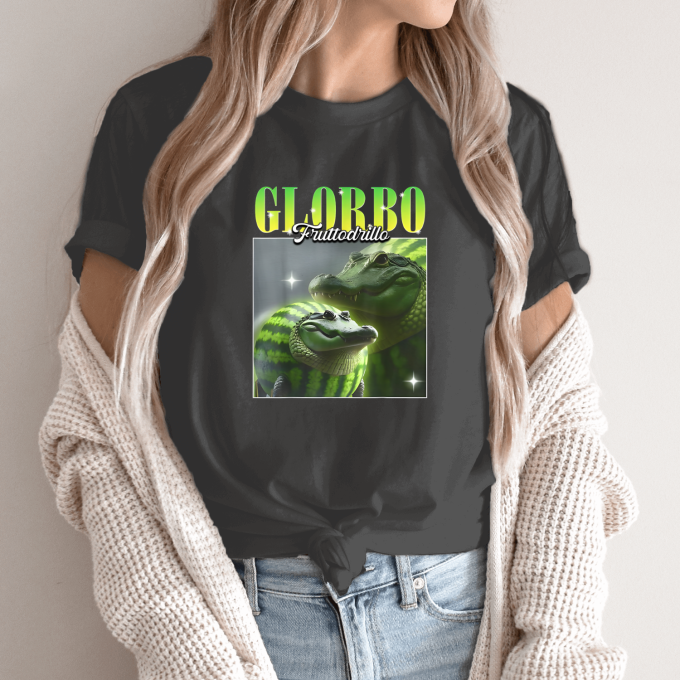 Unisex marškinėliai su spauda „Glorbo fruttodrillo Family edition“ - Image 14