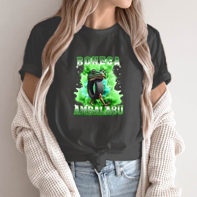 Unisex marškinėliai su spauda „Boneca Ambalabu Disko Žaibas “ - Image 14