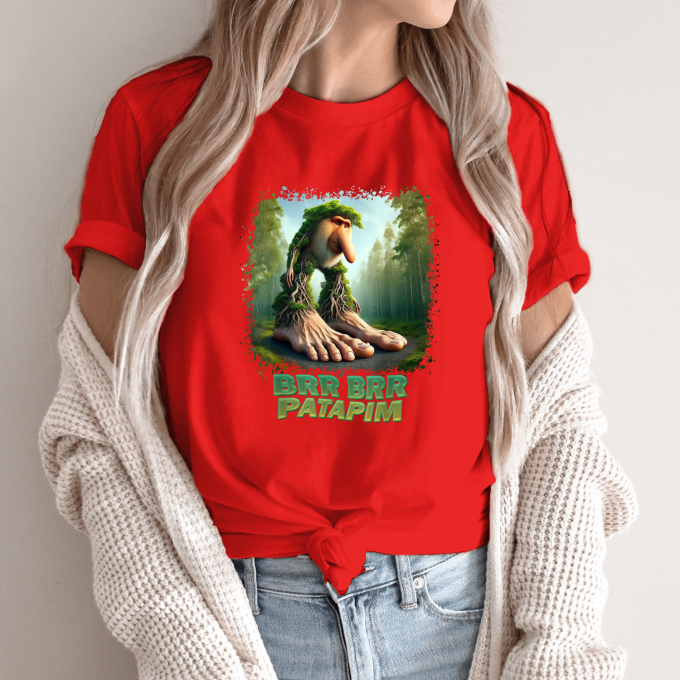 Unisex marškinėliai su spauda „Brr Brr Patapim“ - Image 13