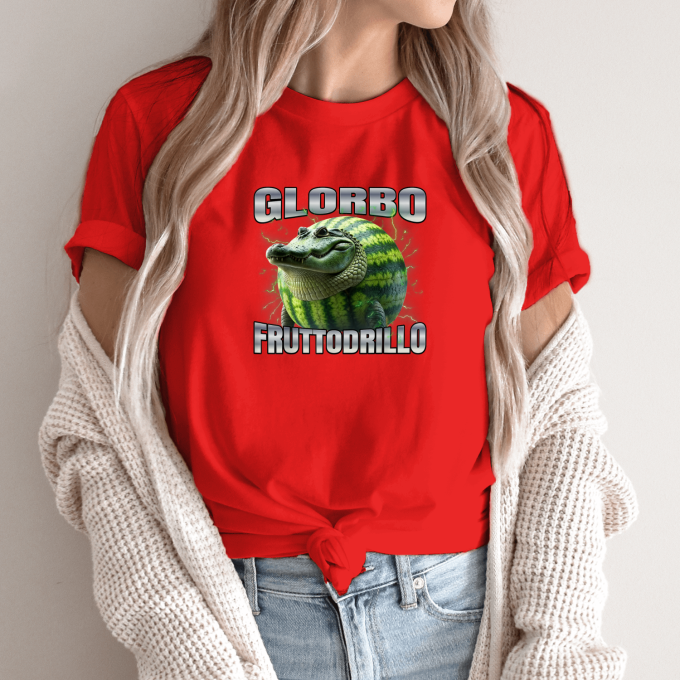 Unisex marškinėliai su spauda „Glorbo Fruttodrillo“ - Image 13