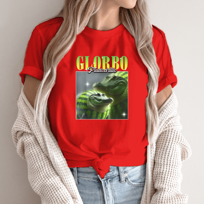 Unisex marškinėliai su spauda „Glorbo fruttodrillo Family edition“ - Image 13
