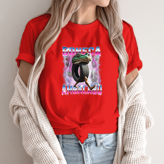 Unisex marškinėliai su spauda „Boneca Ambalabu Disko Vizija “ - Image 13