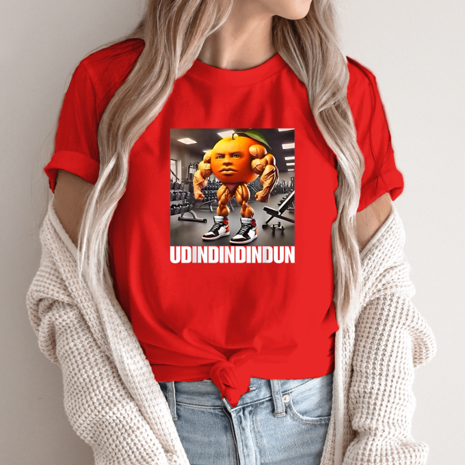 Unisex marškinėliai su spauda „Udindindindun“ - Image 11