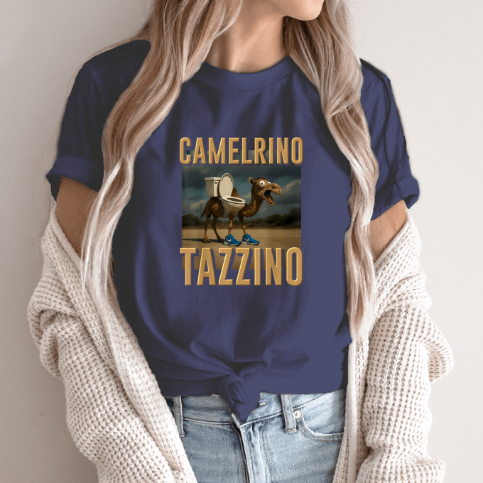 Unisex marškinėliai su spauda „Camelrino Tazzino“ - Image 12