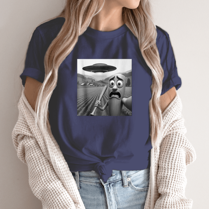 Unisex marškinėliai su spauda „Tung Tung Tung Sahur NSO“ - Image 12
