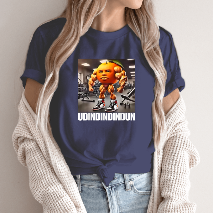 Unisex marškinėliai su spauda „Udindindindun“ - Image 10