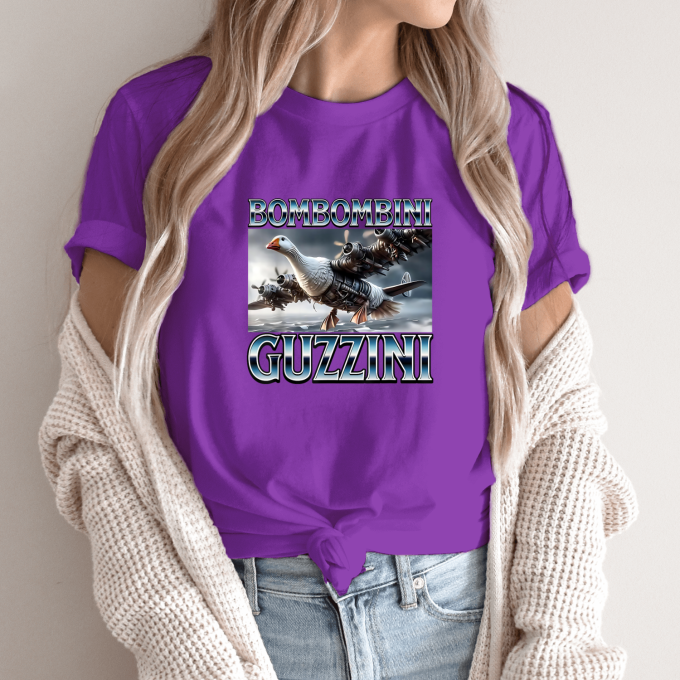 Unisex marškinėliai su spauda „Bombombini Guzzini“ - Image 12