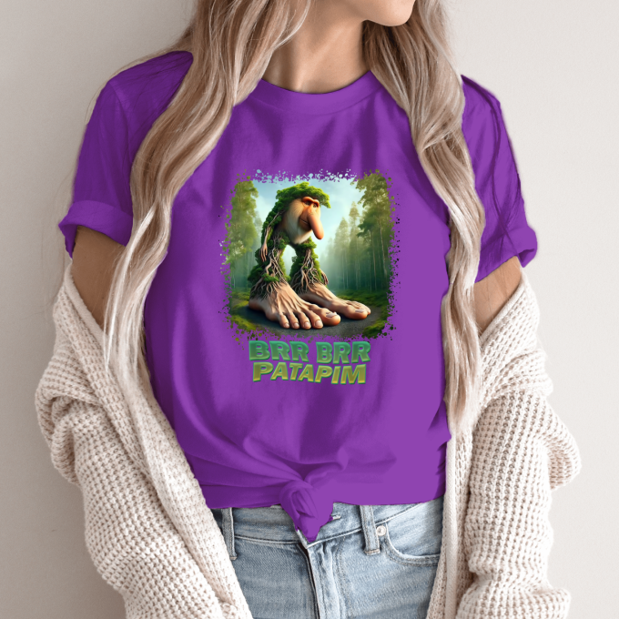 Unisex marškinėliai su spauda „Brr Brr Patapim“ - Image 11