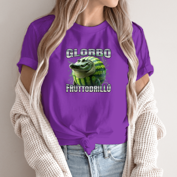 Unisex marškinėliai su spauda „Glorbo Fruttodrillo“ - Image 11