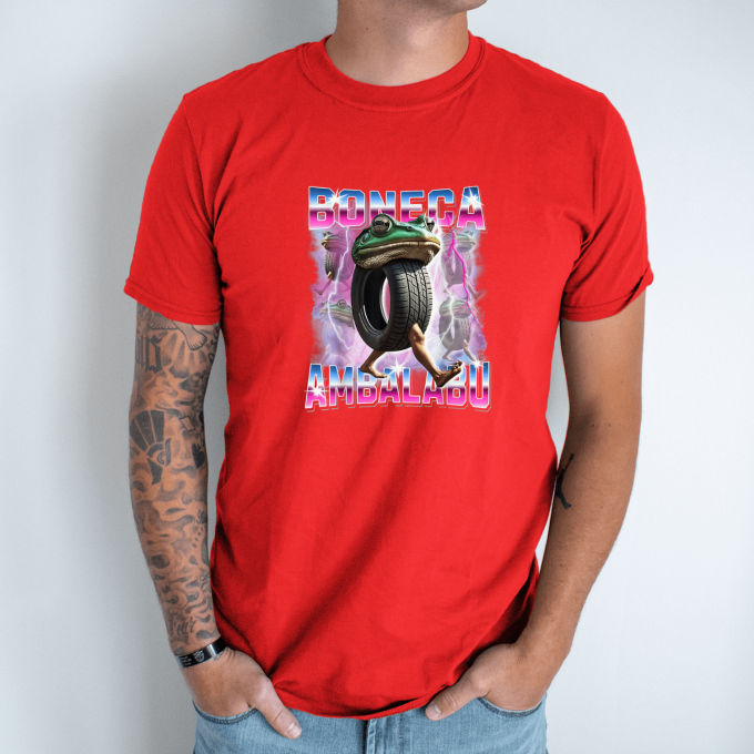 Unisex marškinėliai su spauda „Boneca Ambalabu Disko Vizija “ - Image 7