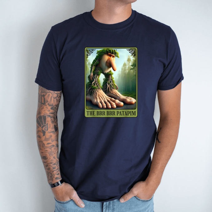 Unisex marškinėliai su spauda „Brr Brr Patapim Taro“ - Image 6