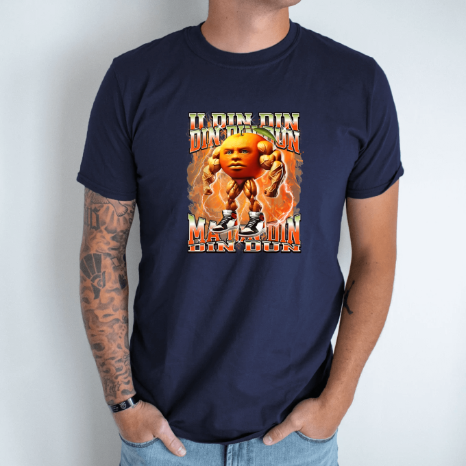 Unisex marškinėliai su spauda „U-Din-Din-Dun-Ma-Din-Din-Dun“ - Image 6
