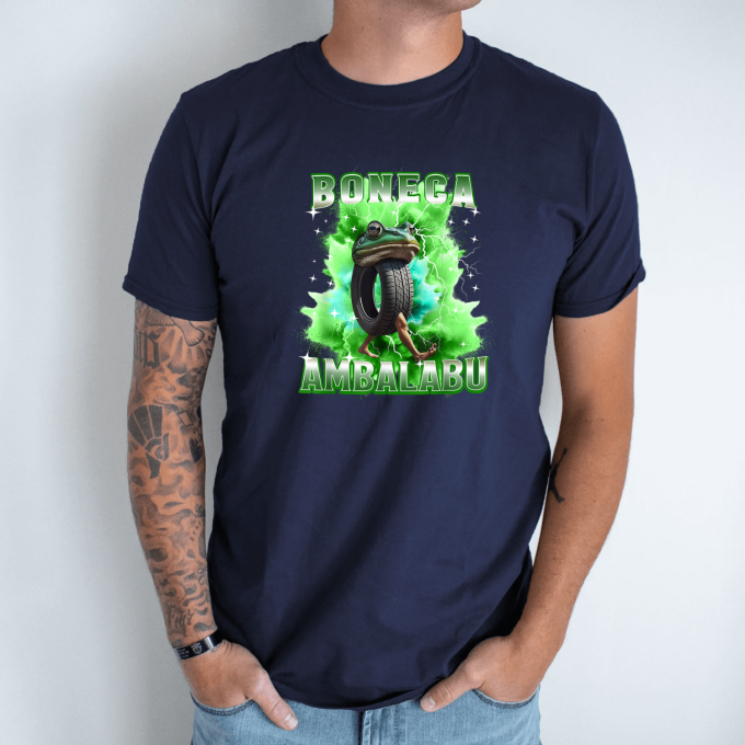 Unisex marškinėliai su spauda „Boneca Ambalabu Disko Žaibas “ - Image 8