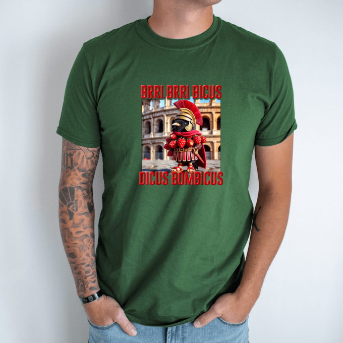 Unisex marškinėliai su spauda „Bri Bicus Dicus Bombicus“ - Image 5