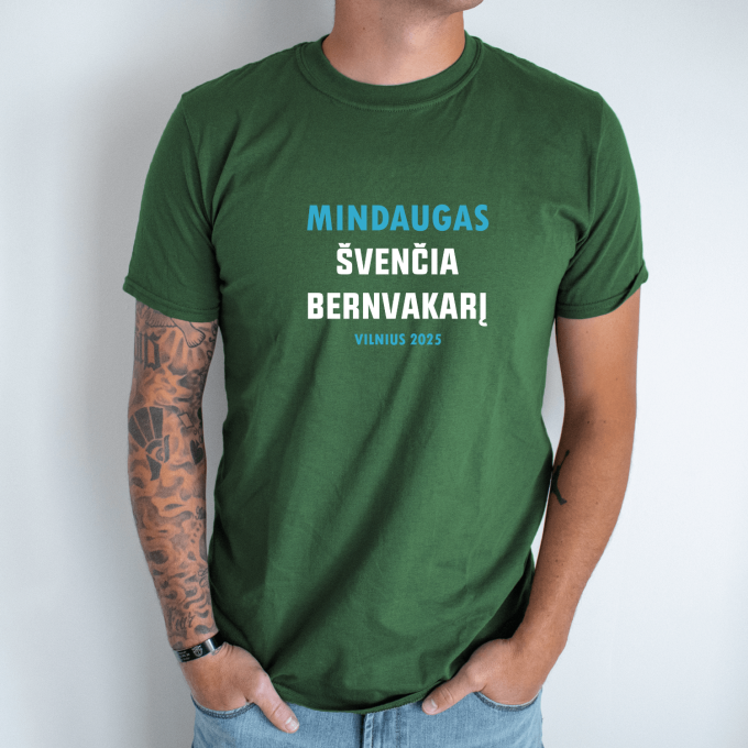 Unisex marškinėliai su spauda „Bernvakario šventė“ - Image 4