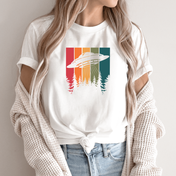 Unisex marškinėliai su spauda „NSO saulėlydis“ - Image 7