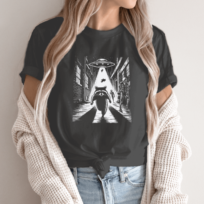 Unisex marškinėliai su spauda „NSO gaudynės“ - Image 12