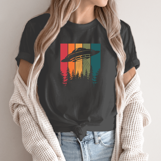Unisex marškinėliai su spauda „NSO saulėlydis“ - Image 10