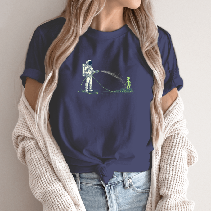 Unisex marškinėliai su spauda „Marsietis auga“ - Image 12