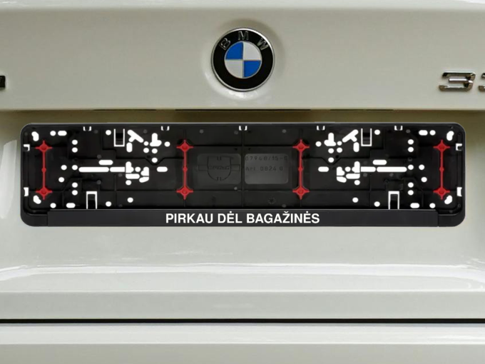 Wurth numerių rėmelis „Pirkau dėl bagažinės“