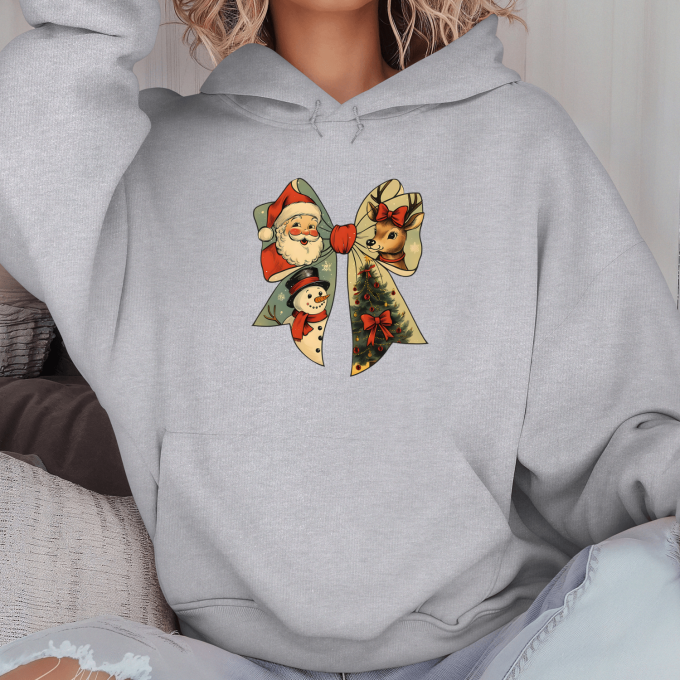 Unisex džemperis su spauda „Nostalgiškos Kalėdos“ - Image 6